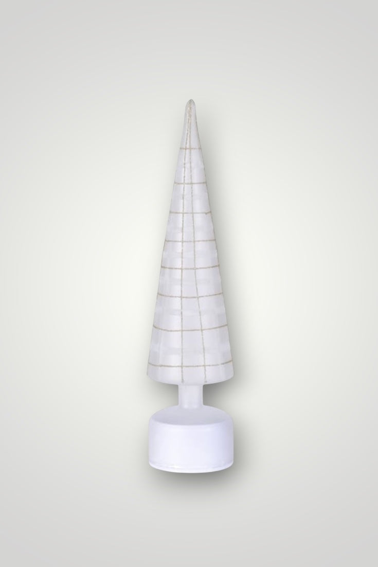 Decorative wall piece with geometric pattern on a plain background