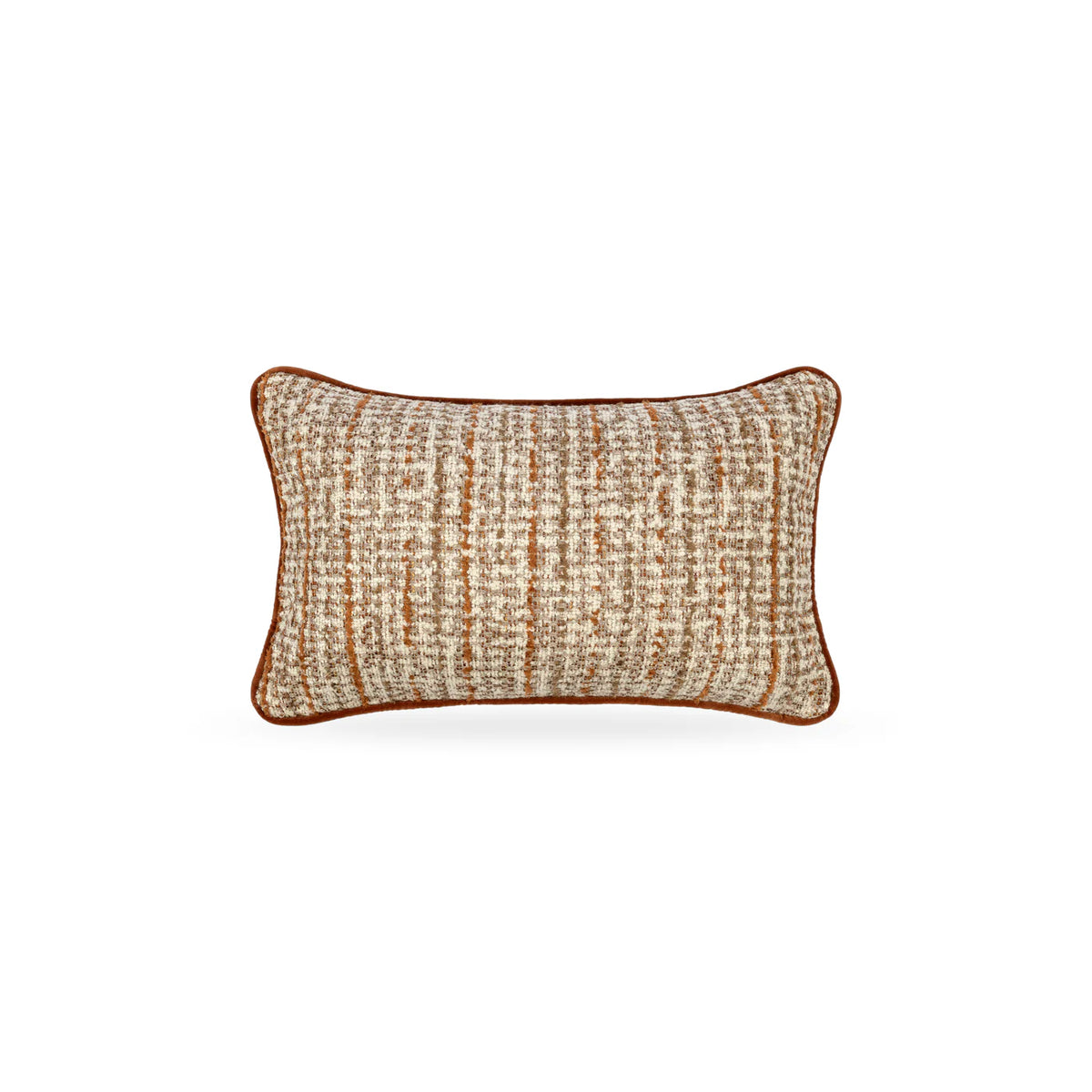 Bouclé, Carnelian & Citrine Curated Cushion Trio