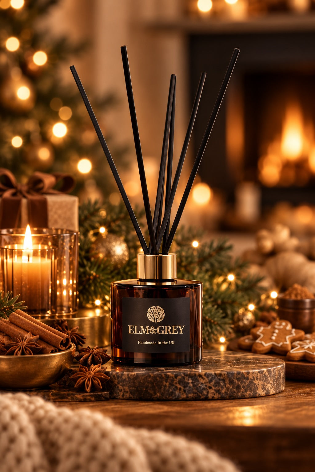 Ginger Spice, Cinnamon & Rich Maple Signature Reed Diffuser – 100ml