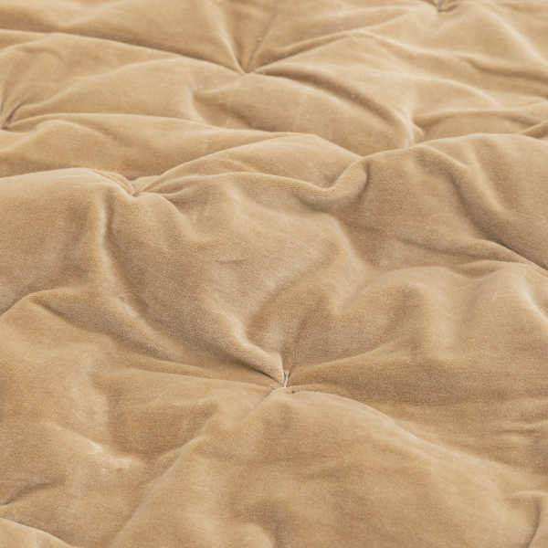 Sand Bedspread Close Up Material