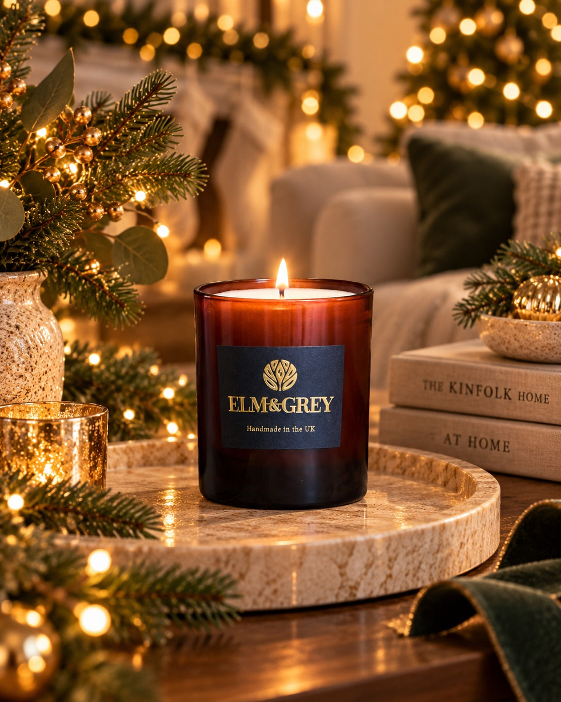 Spiced Orange & Warm Nutmeg Luxury Scented Candle – 220g