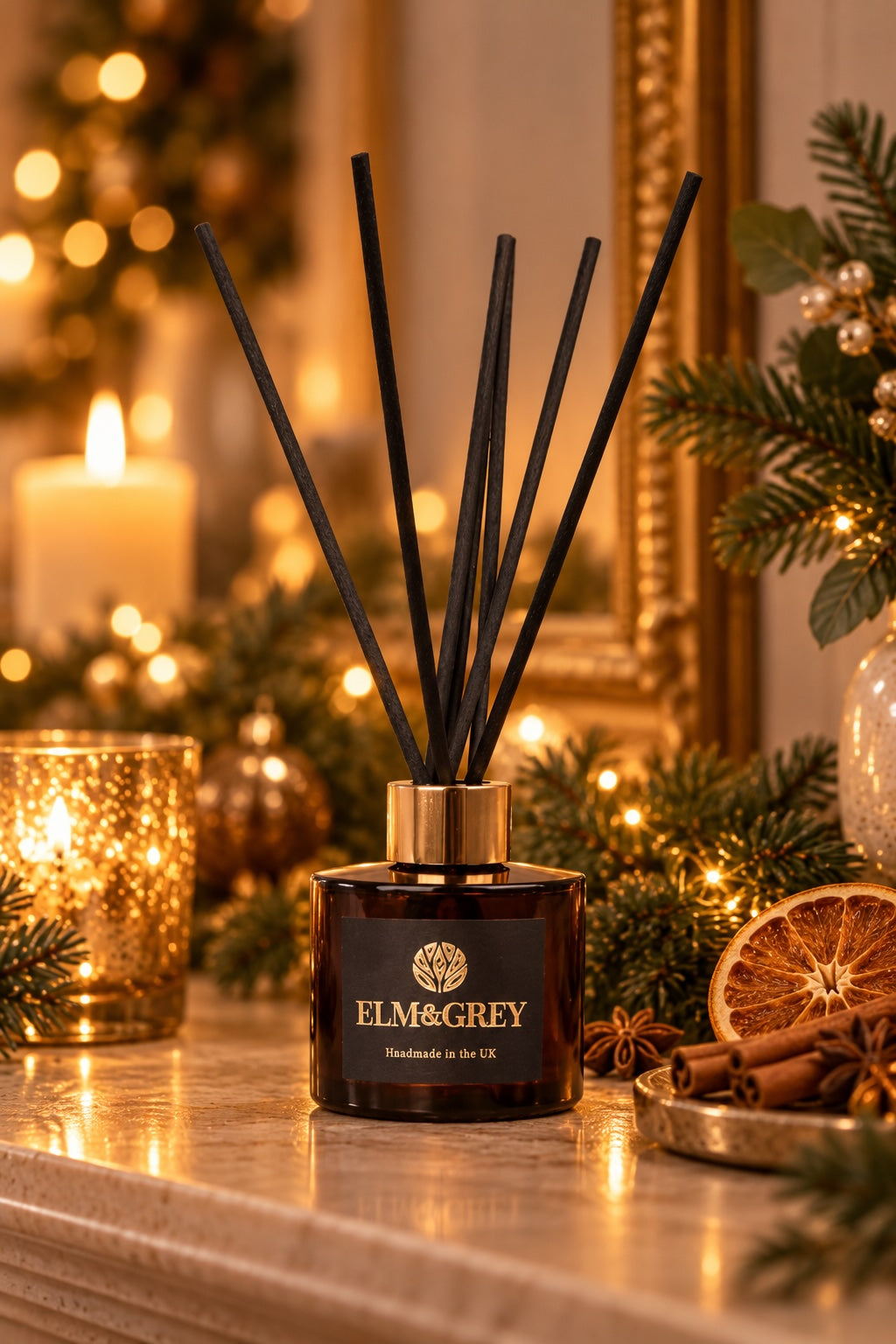 Spiced Orange & Warm Nutmeg Signature Reed Diffuser – 100ml