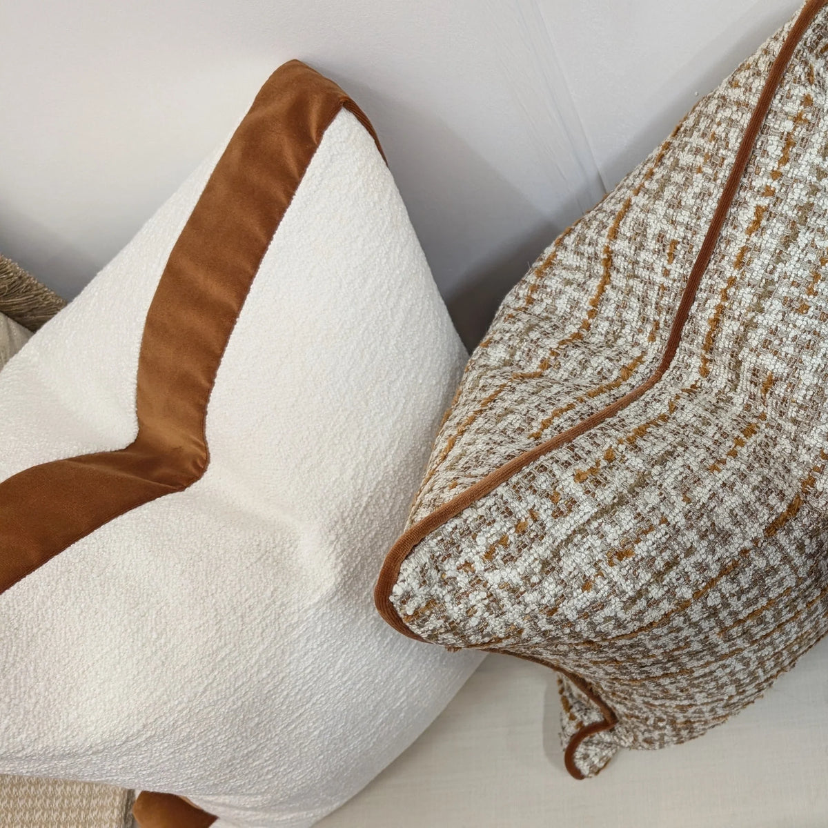 Bouclé, Onyx, Pearl & Citrine Curated Cushion Set