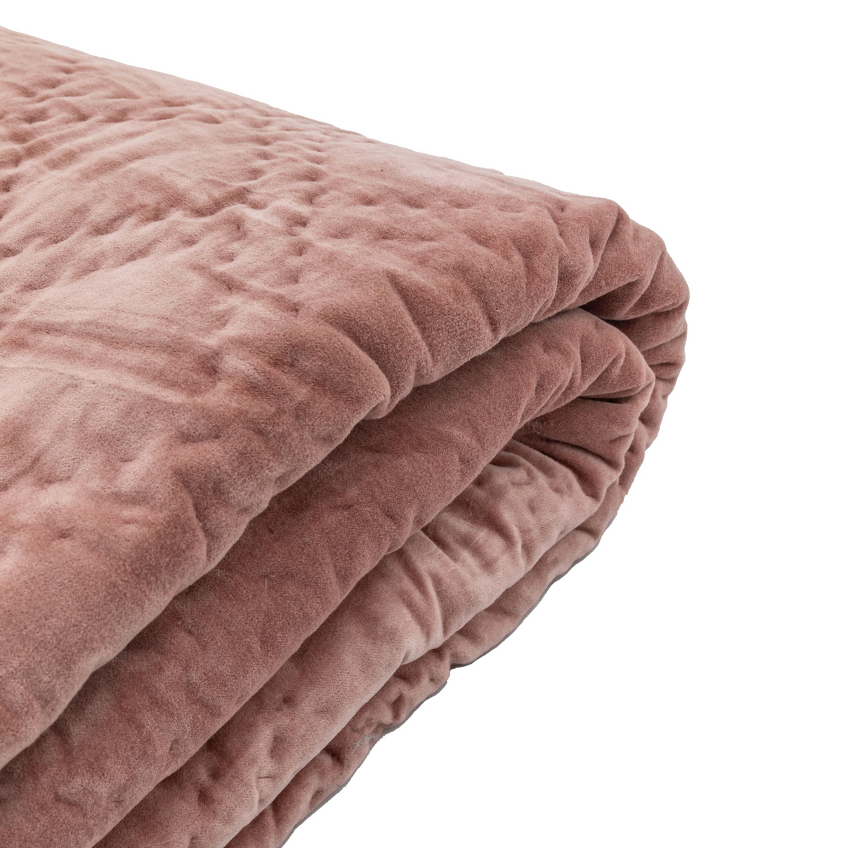 Quilted Diamond Bedspread – Blush