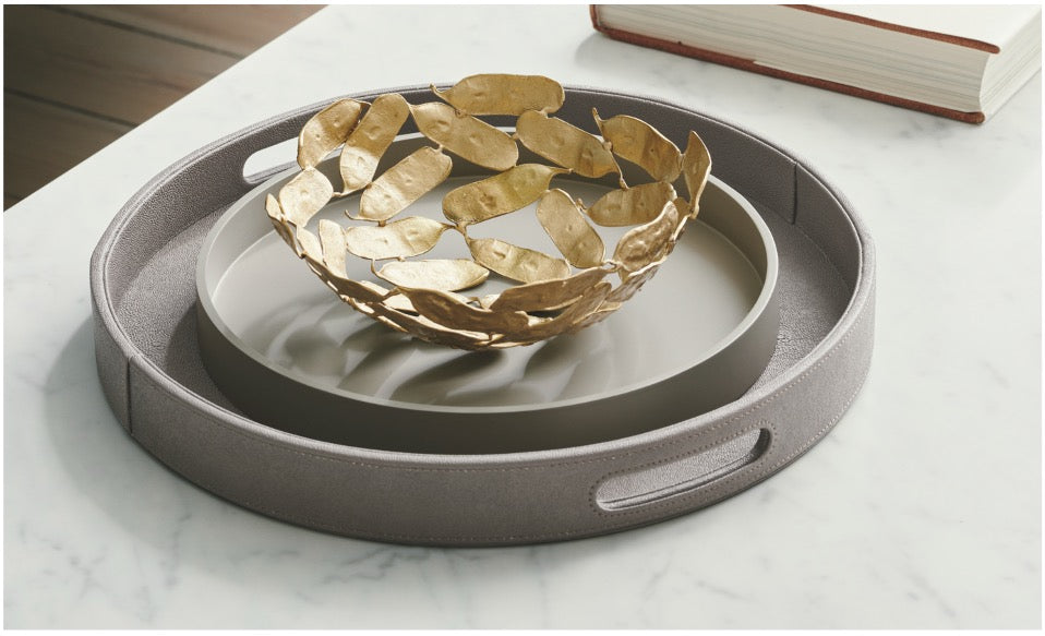 Decorative Accessories Golden Recycled Ball