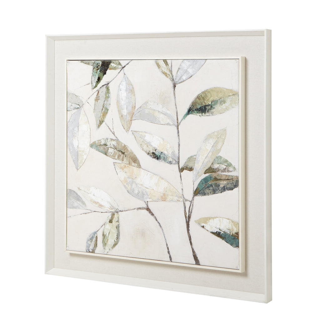Serenity Whispering Leaf Canvas Art