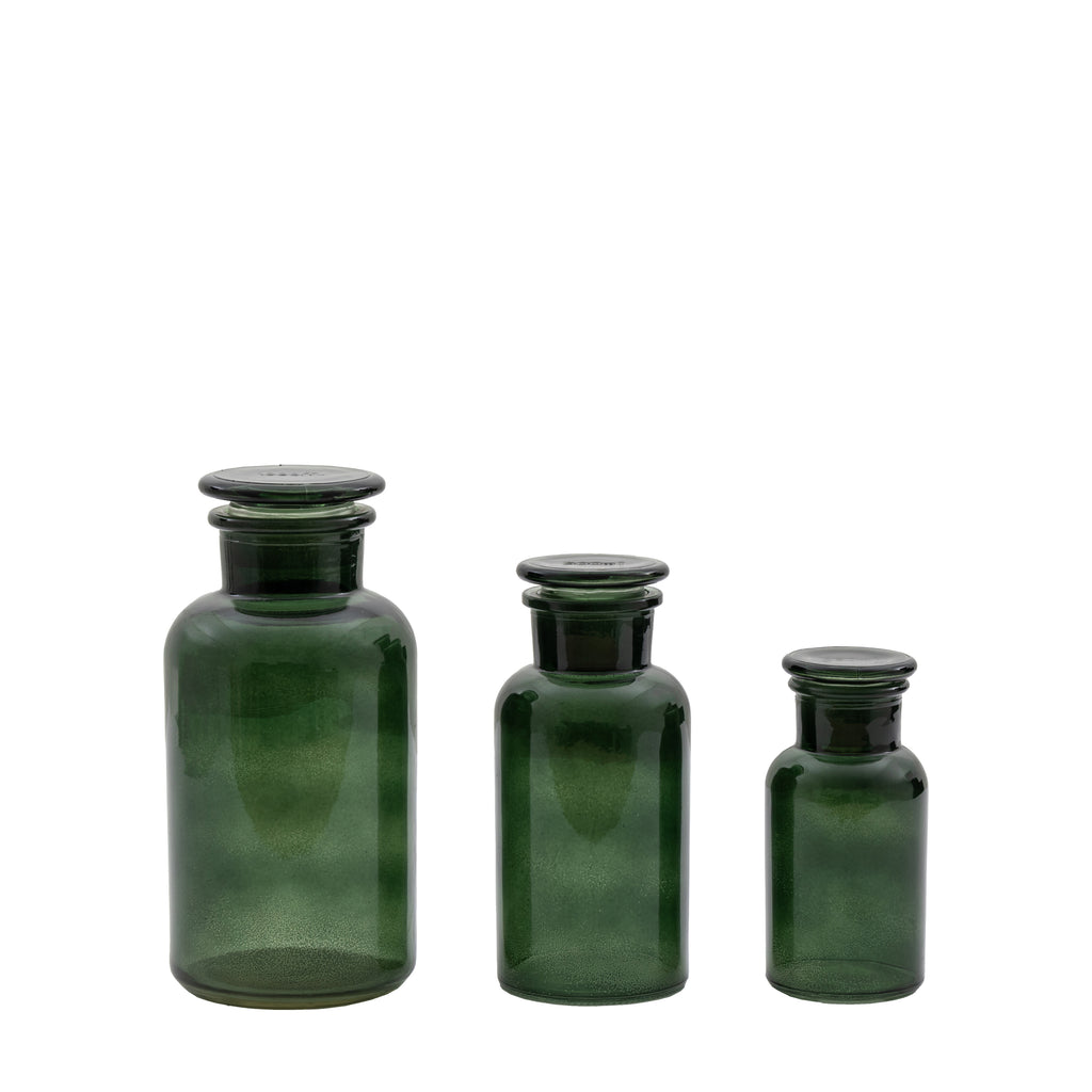 Apothecary Bottle Trio - Various Colours