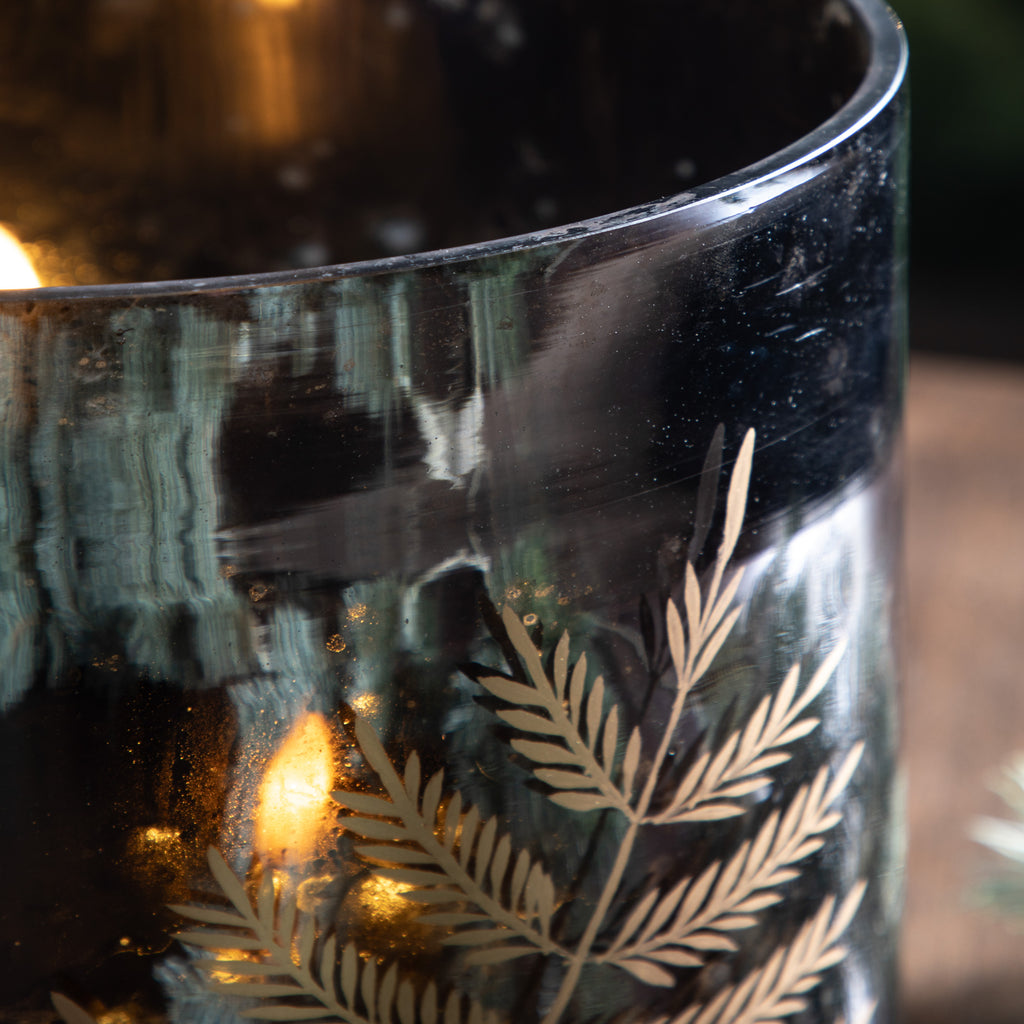 Large Fern Candle Holder