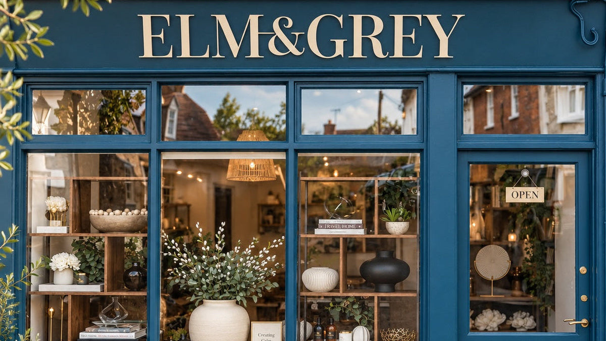 Elm and Grey storefront