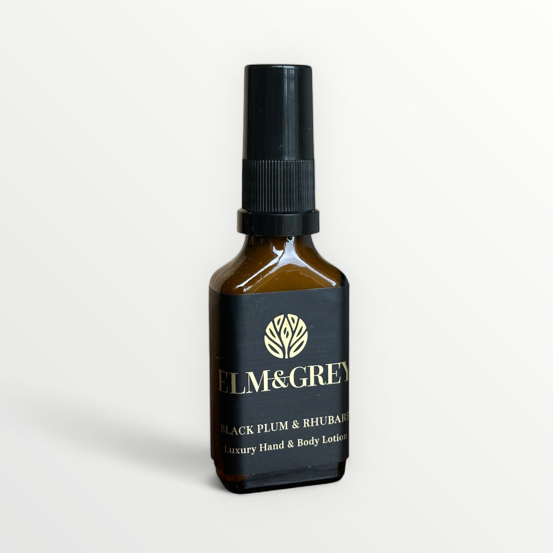 Black Plum and Rhubarb Pocket Hand Lotion – 30ml