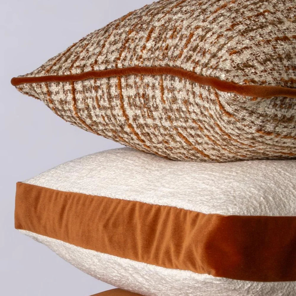 Citrine & Carnelian Lumbar Cushion Duo