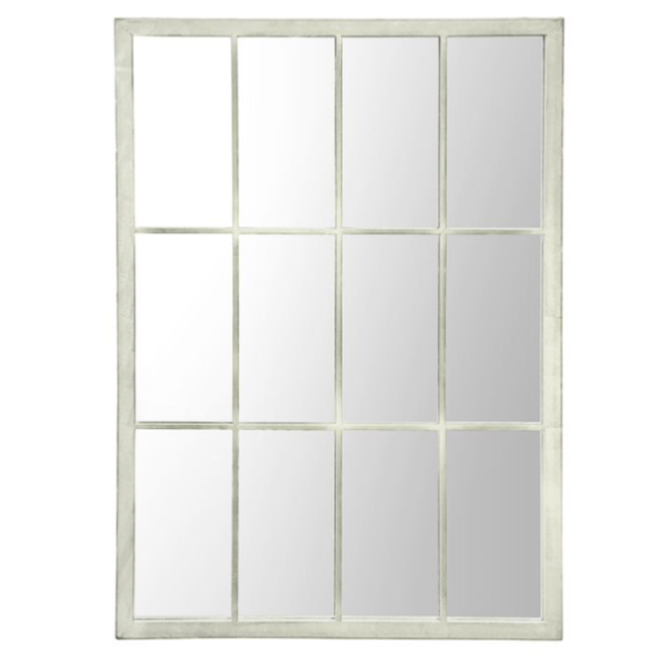 Burford Outdoor Mirror White