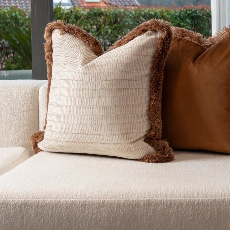 Champagne, Sumeara & Almond Curated Cushion Trio