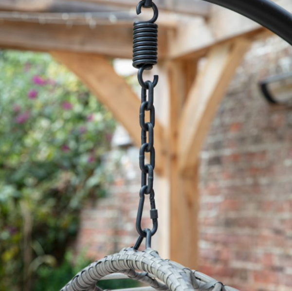 Close Up of Hanging mechanism for hanging chair