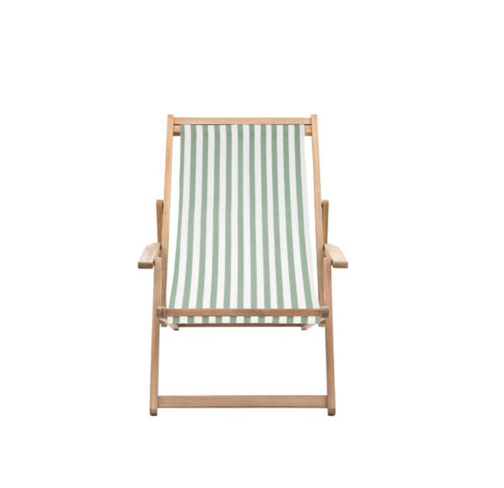 Deck Chair Green Stripe