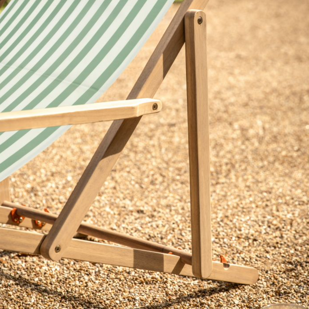 Deck Chair Green Stripe