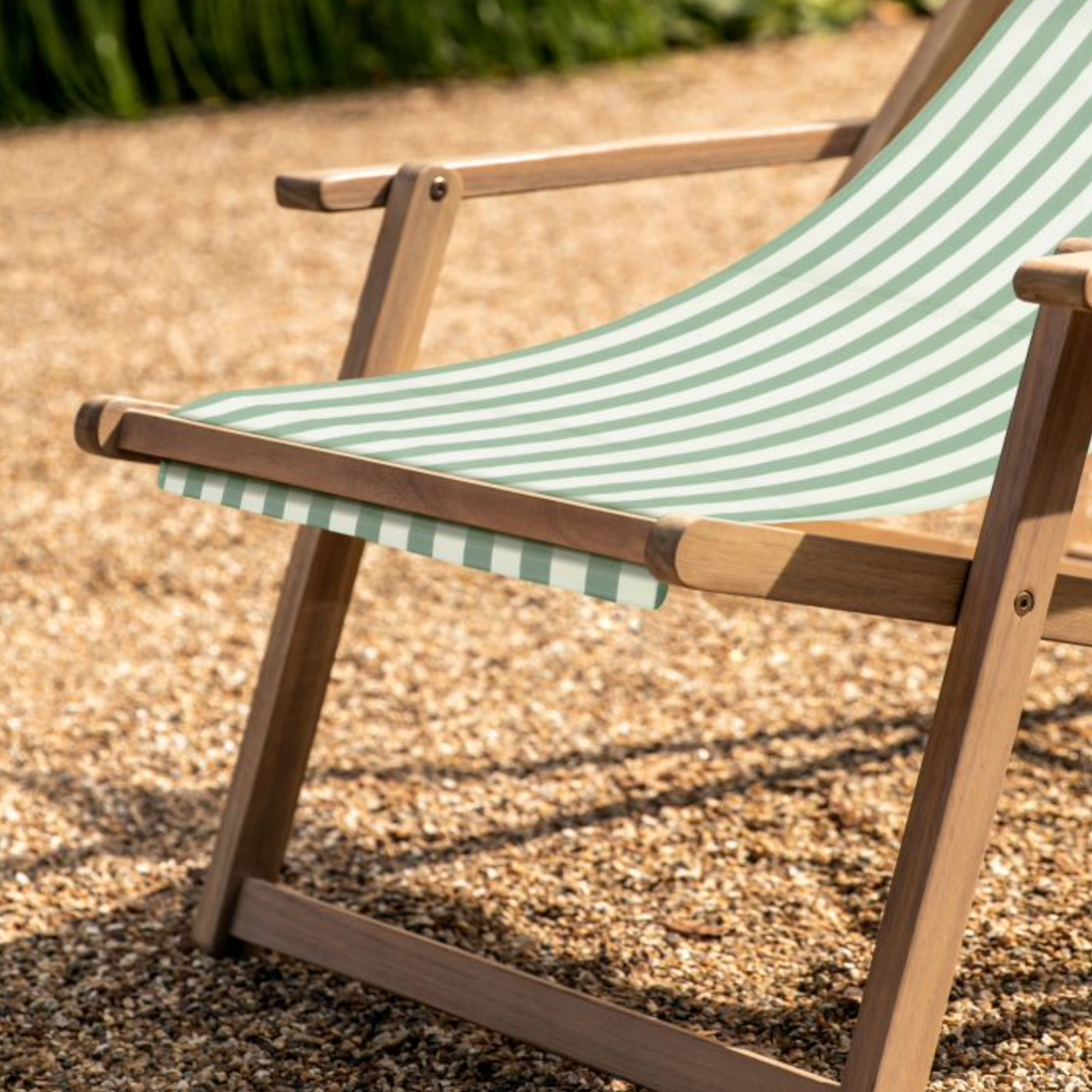 Deck Chair Green Stripe