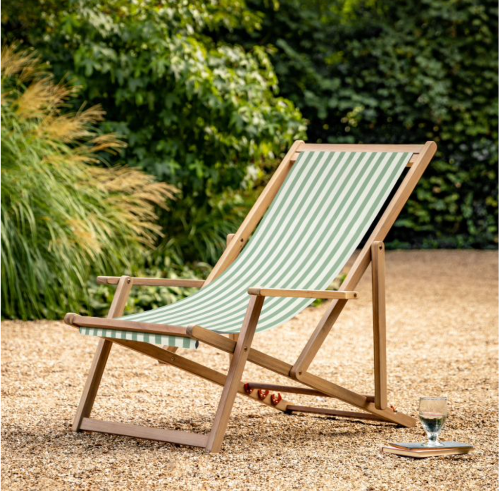 Deck Chair Green Stripe