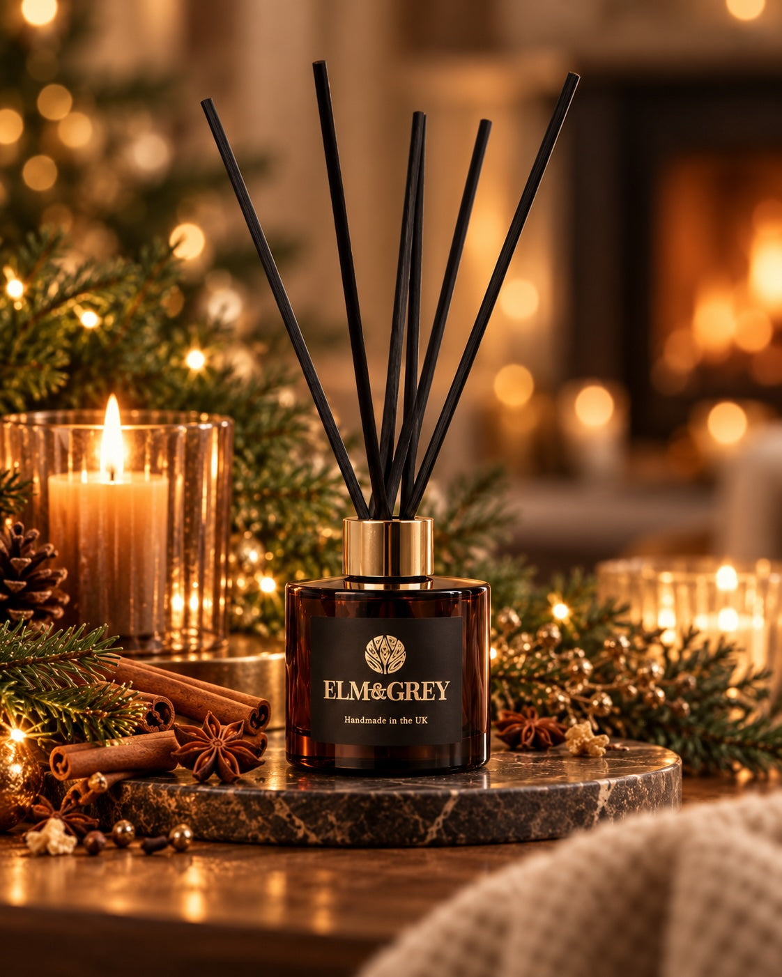 Ginger Spice, Cinnamon & Rich Maple Signature Reed Diffuser – 100ml