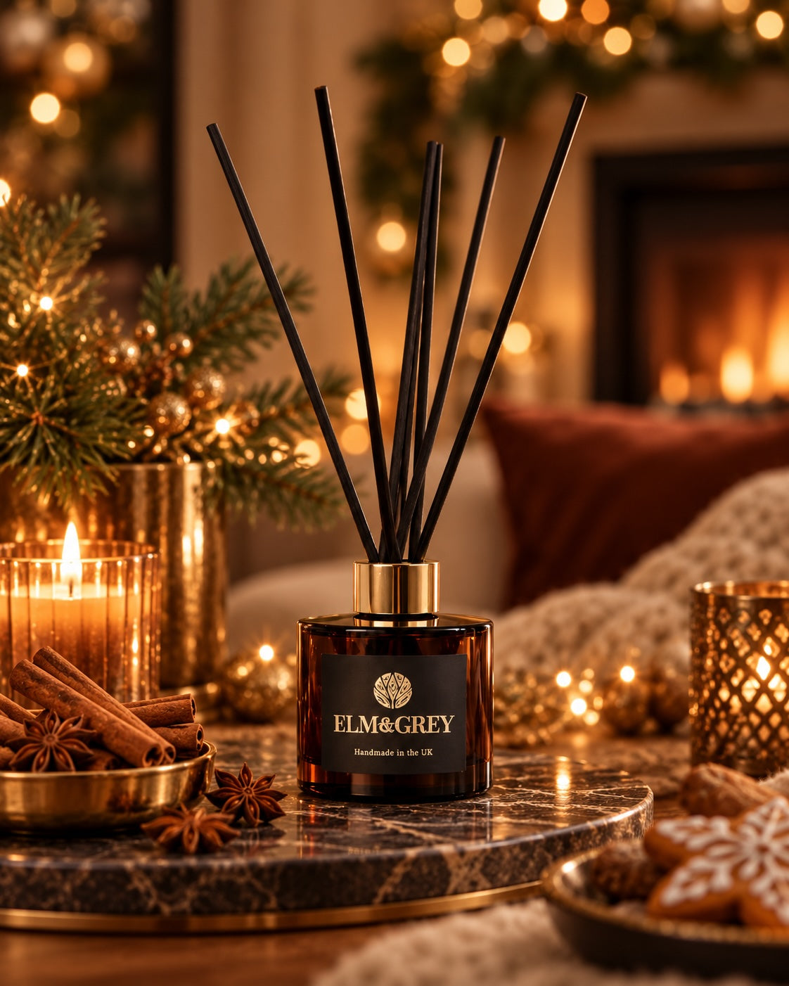 Ginger Spice, Cinnamon & Rich Maple Signature Reed Diffuser – 100ml