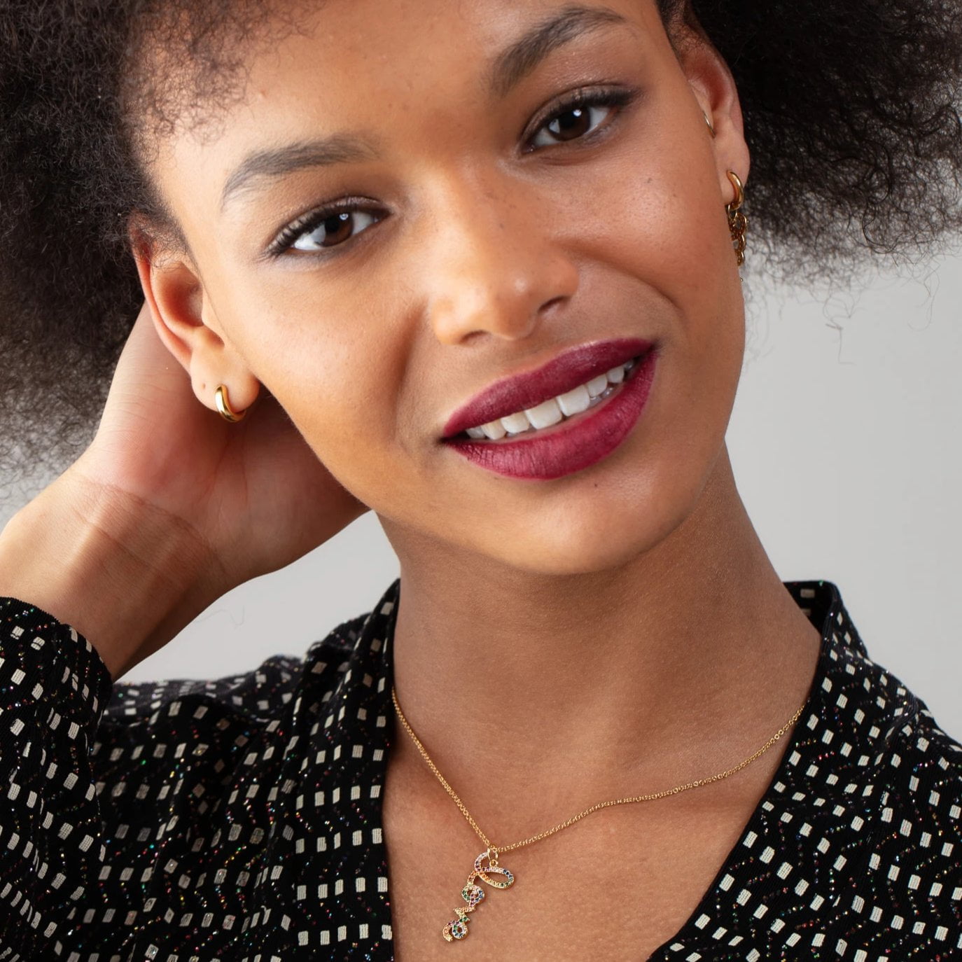 Chunky Huggie Earrings