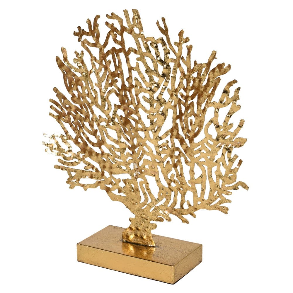 Gold Metal Coral Decoration