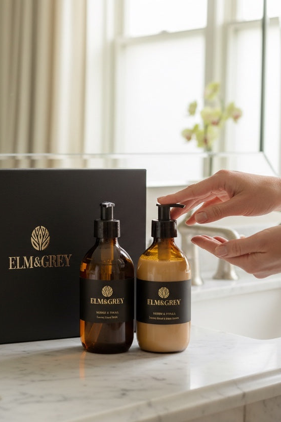 The Daily Indulgence Scent Ritual Gift Box | Luxury Hand & Body Wash and Lotion Gift Set