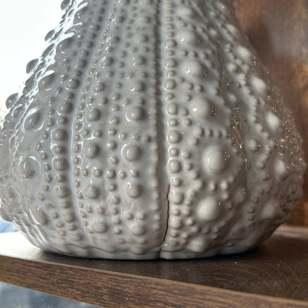 Outlet – White Urchin Jug with Glaze Crack (Not Waterproof) – Final Sale Now Reduced – Limited Availability