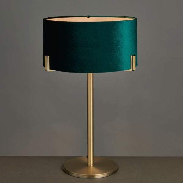 Lamp Velvet Emerald Green