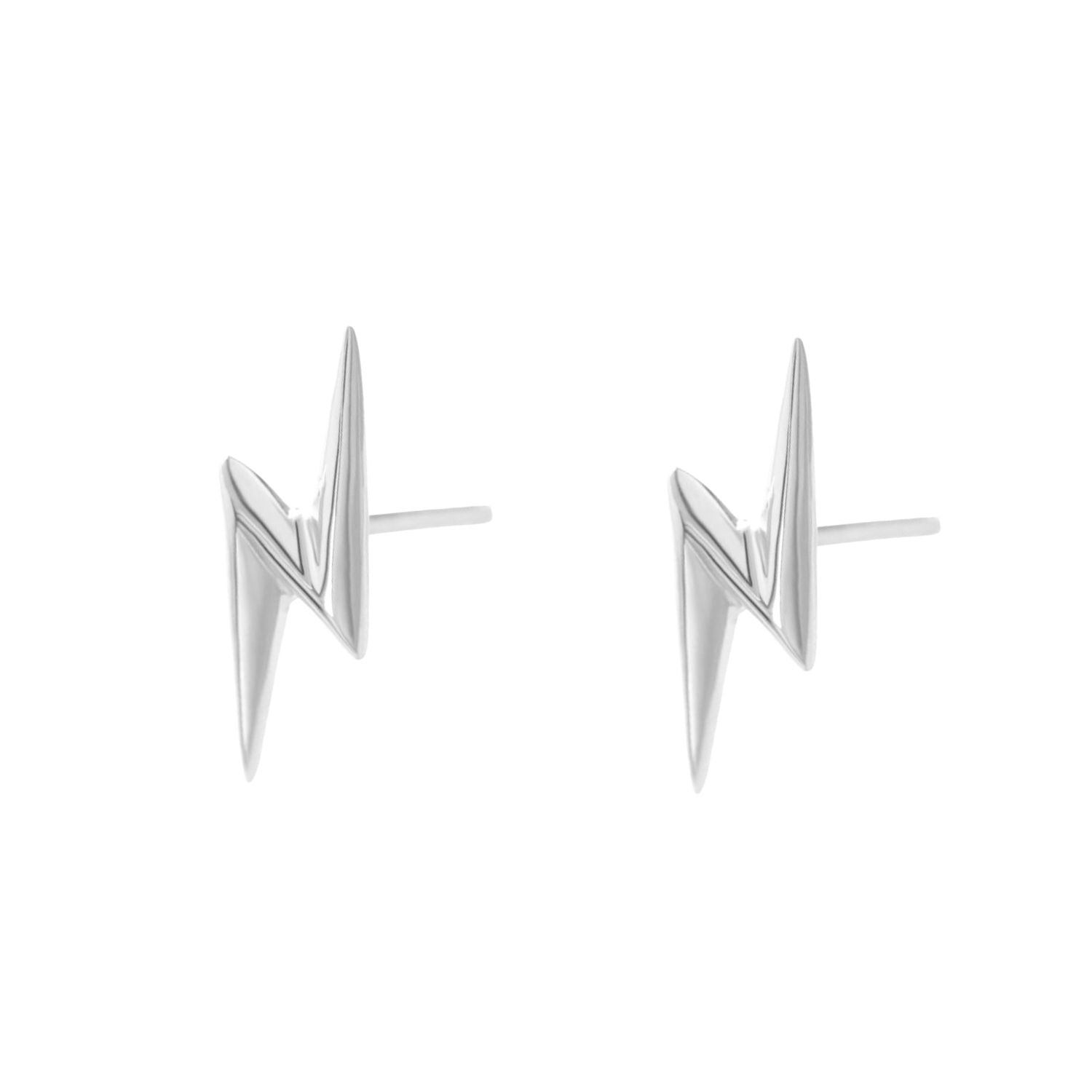 Lightning Bolt Stud Earrings