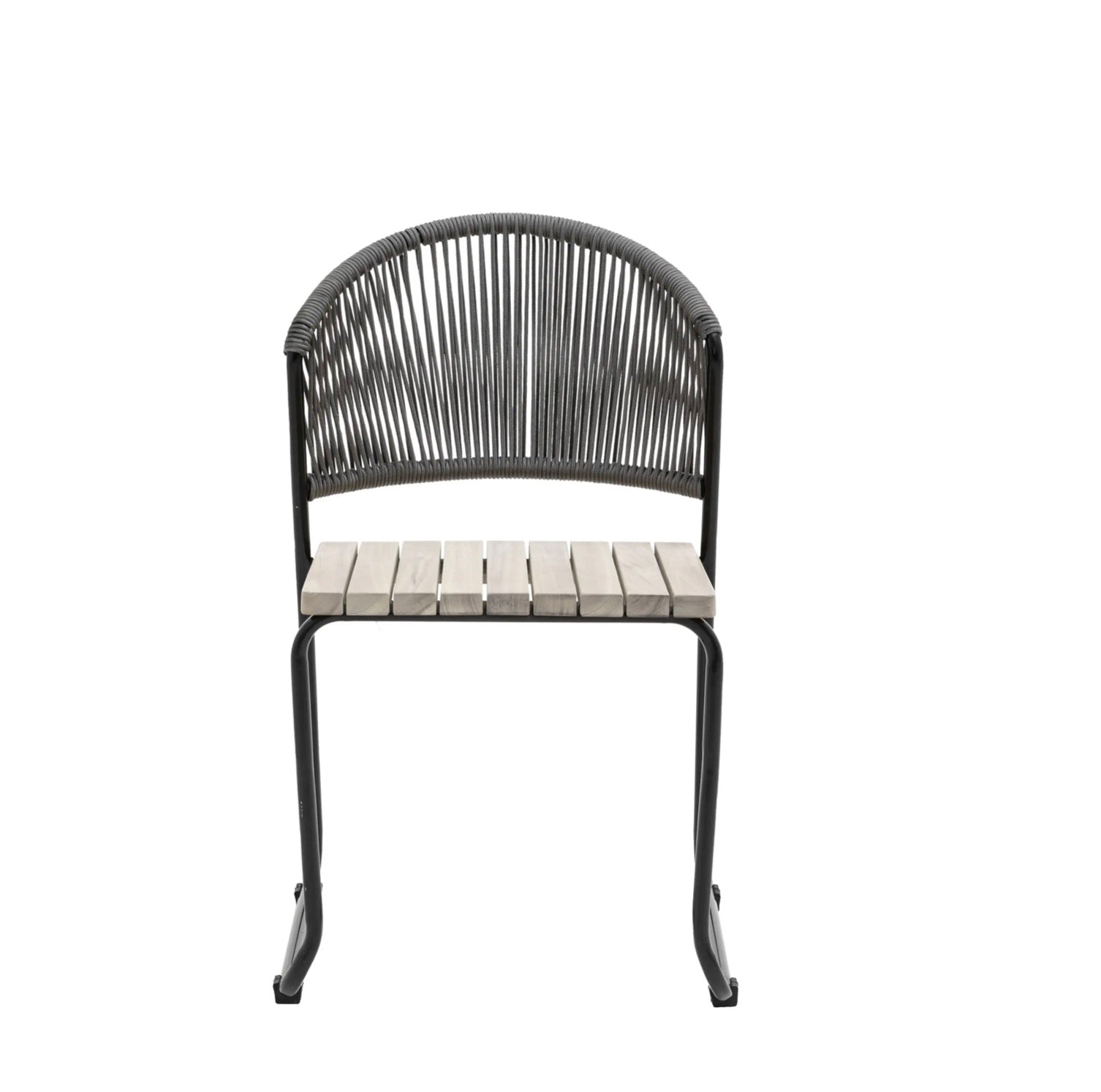 Modena Outdoor Rope-Back Dining Chairs – Set of 2
