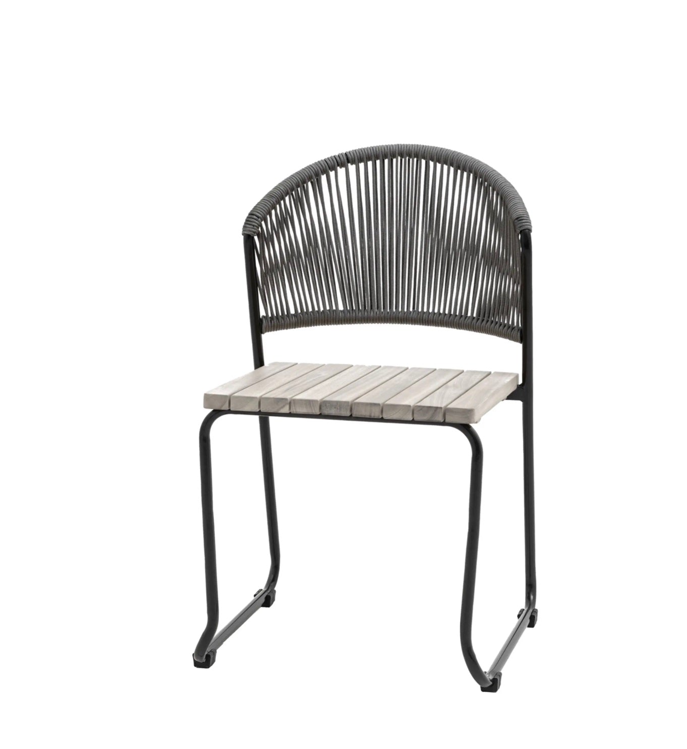 Modena Outdoor Rope-Back Dining Chairs – Set of 2