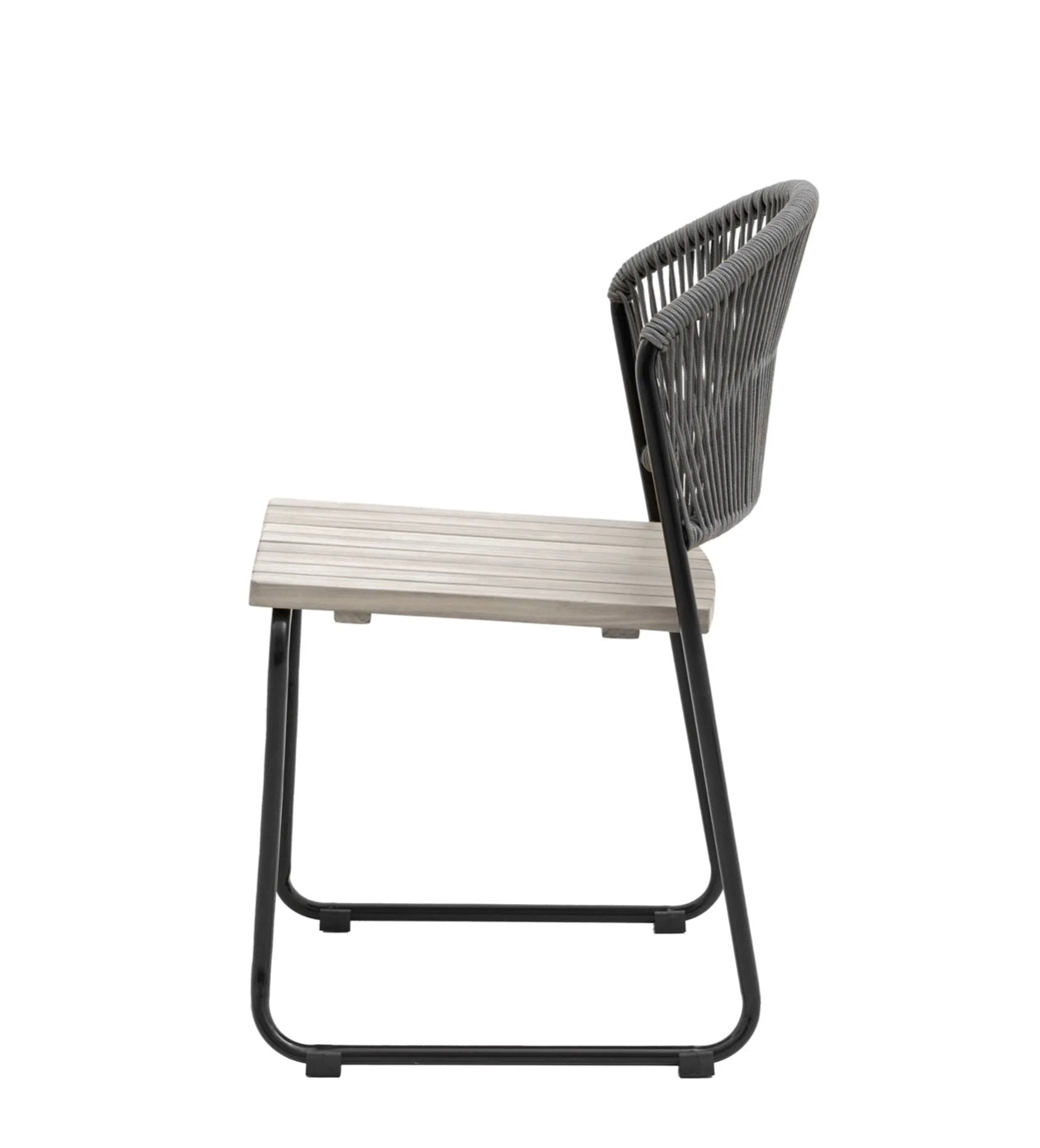 Modena Outdoor Rope-Back Dining Chairs – Set of 2