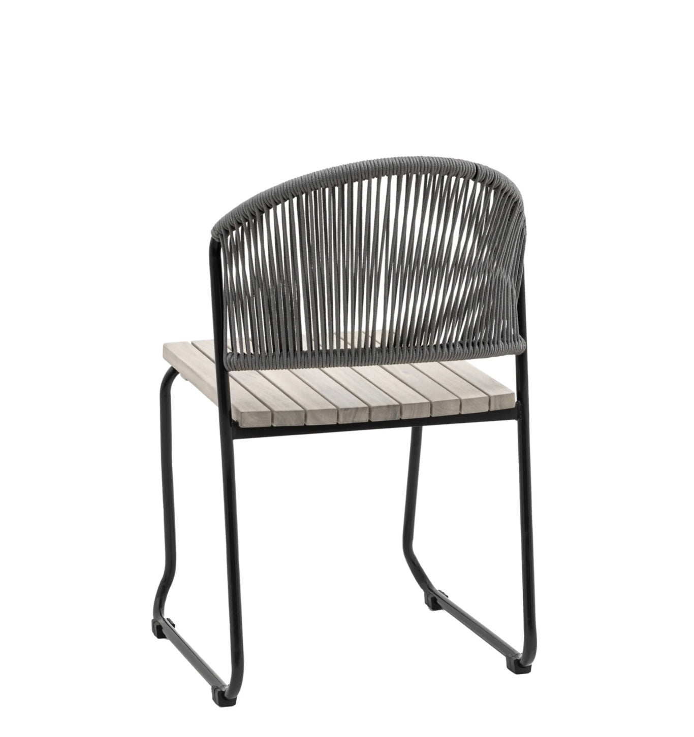 Modena Outdoor Rope-Back Dining Chairs – Set of 2