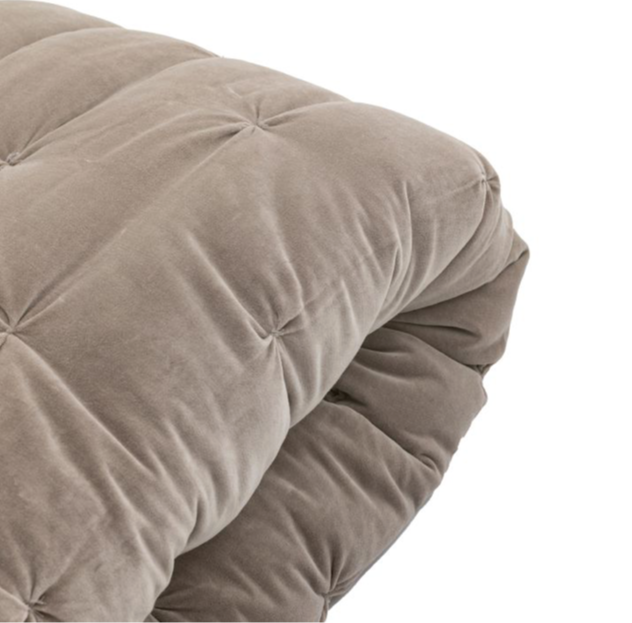 Neutral Opulent Velvet Bedspread