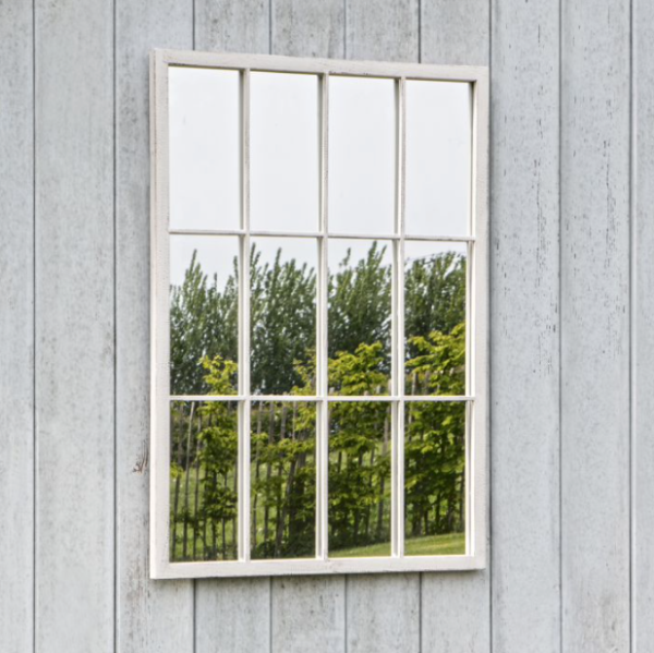 Outdoor Mirror White Lifestyle