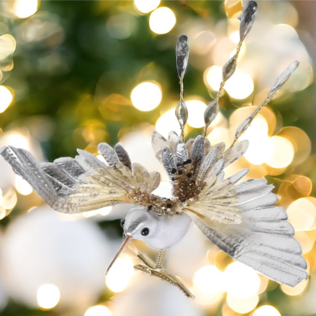 Champagne  Hummingbird On Clip