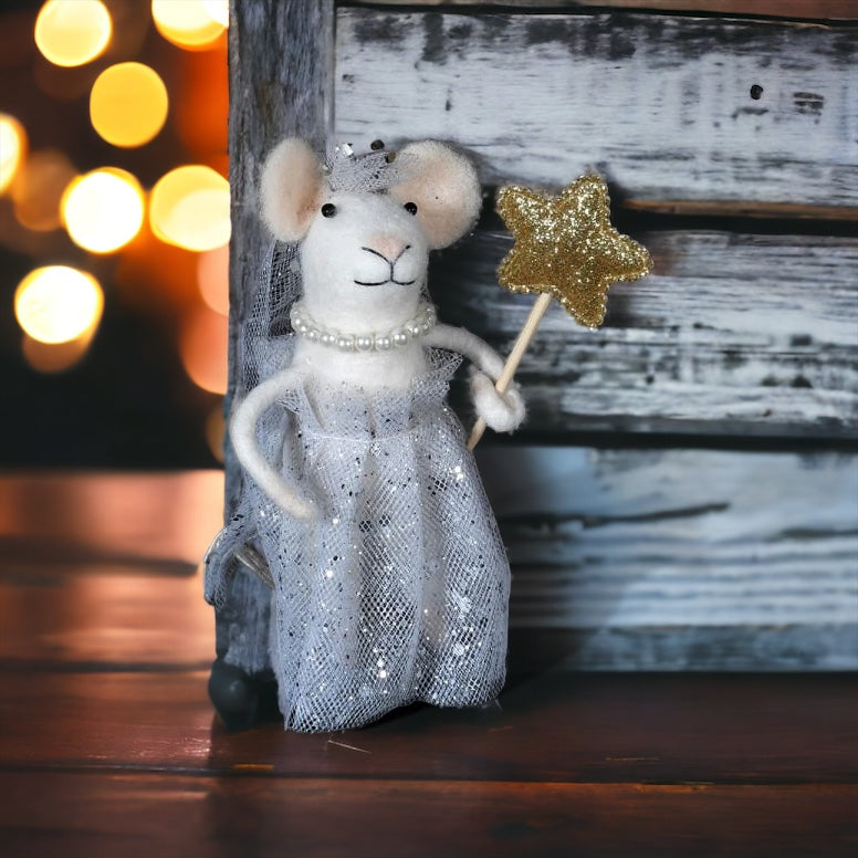 Fairy Godmother Mouse in White