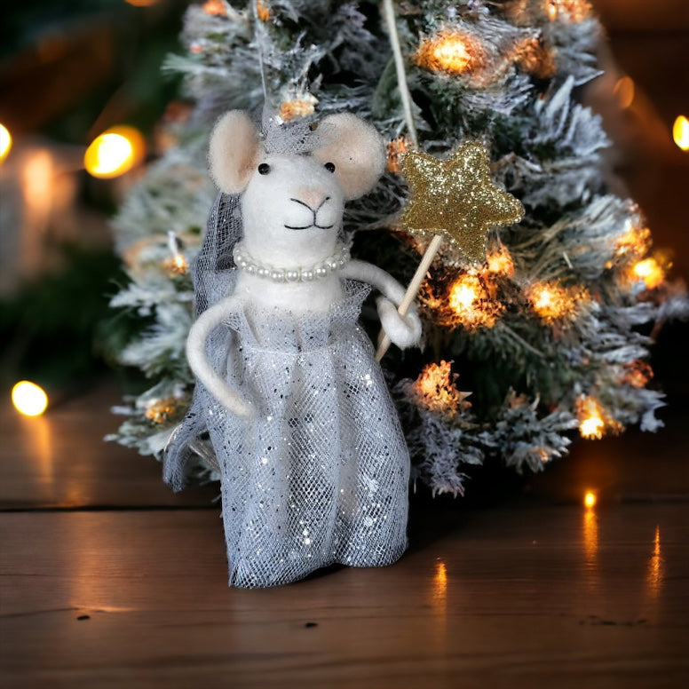 Fairy Godmother Mouse in White