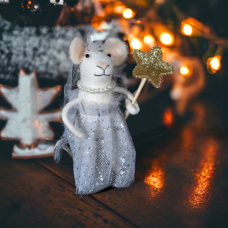 Fairy Godmother Mouse in White