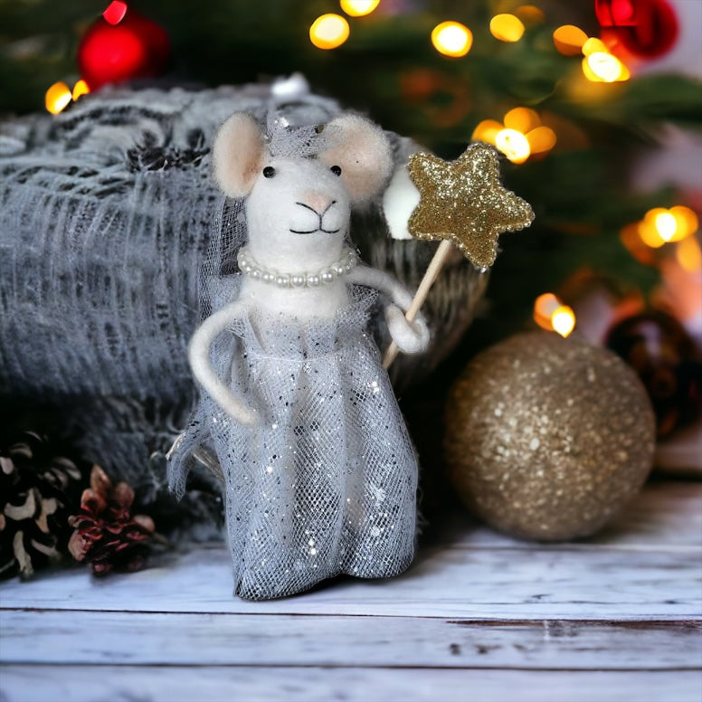 Fairy Godmother Mouse in White