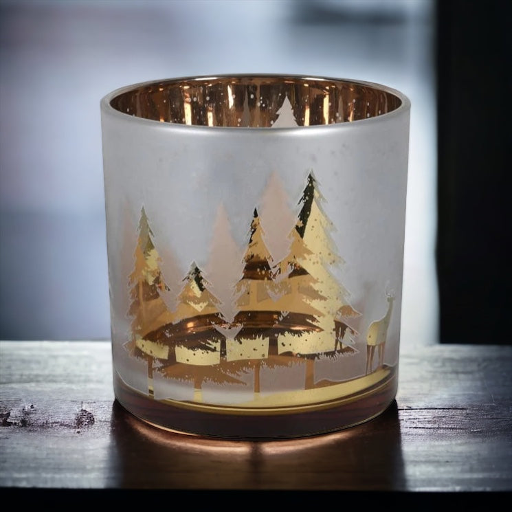 Deer Candle Holder in Gold