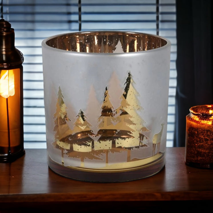 Deer Candle Holder in Gold