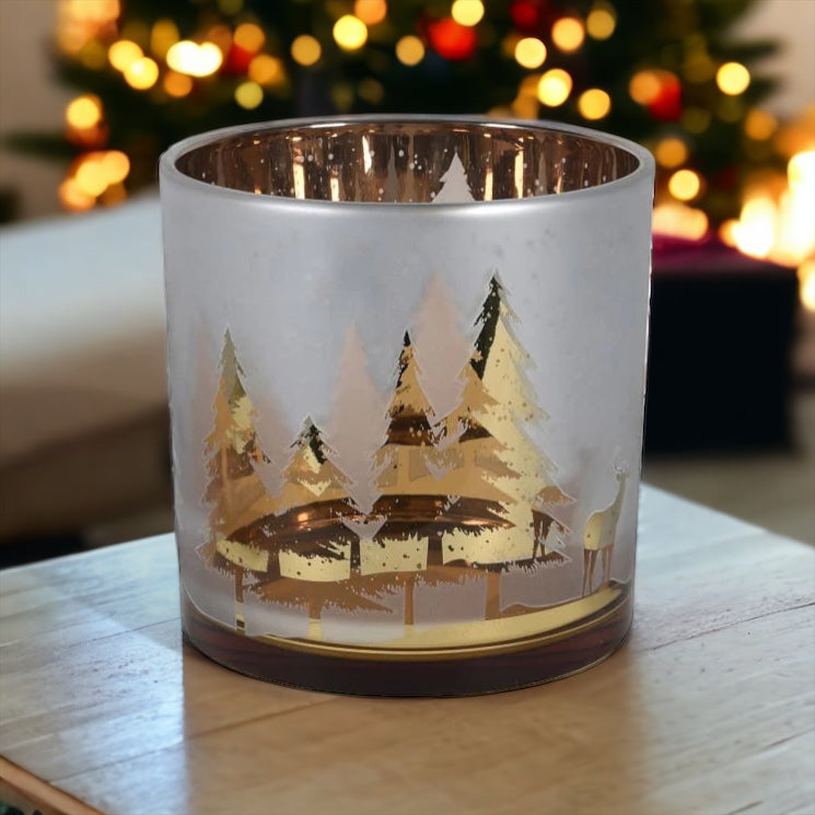 Deer Candle Holder in Gold