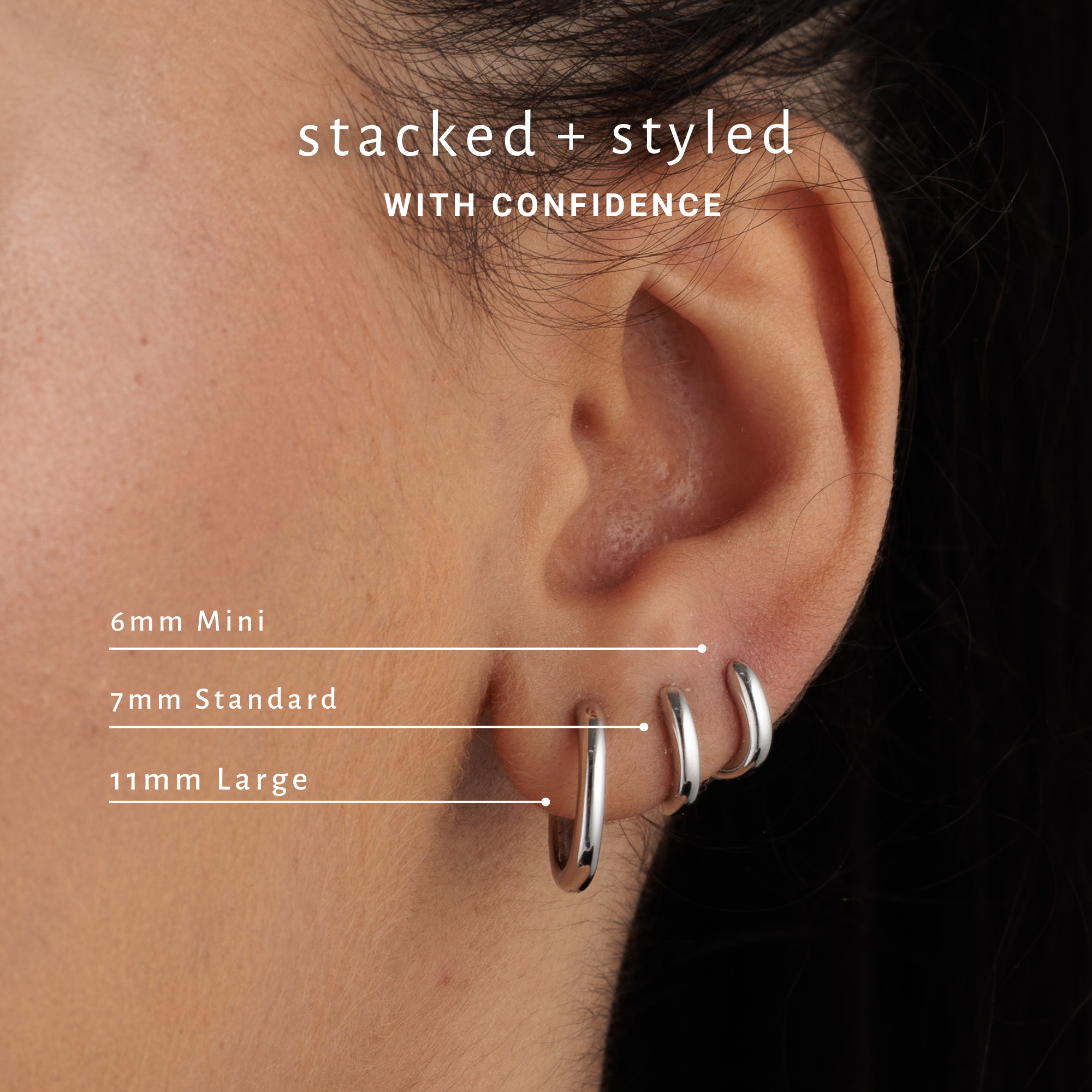 Essential Hoop Earring Stacking Set