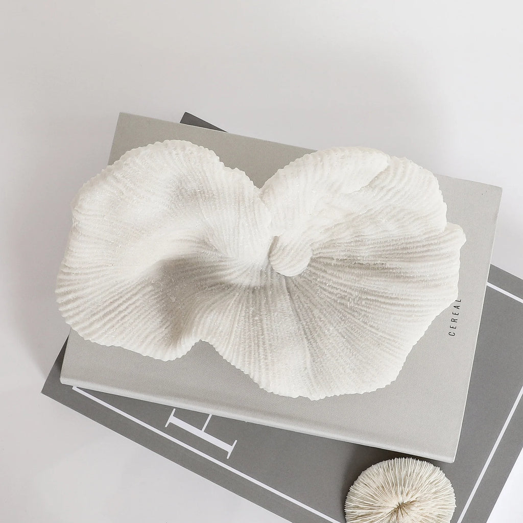 Natural Textured Platter Coral Sculpture