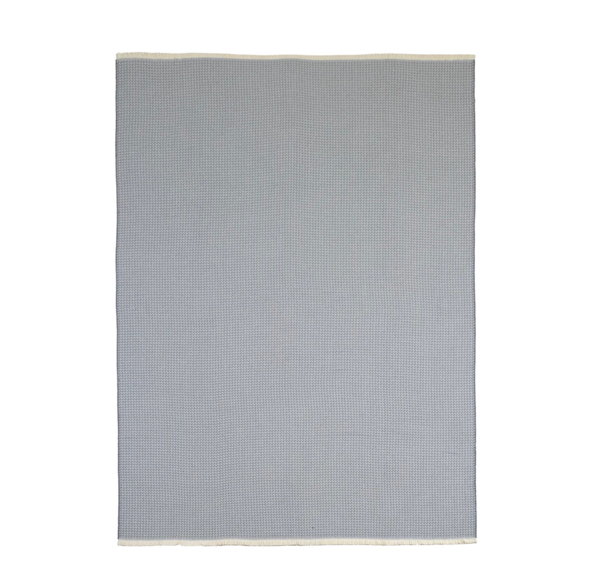 Quartz Geometric Woven Throw – Blue Grey