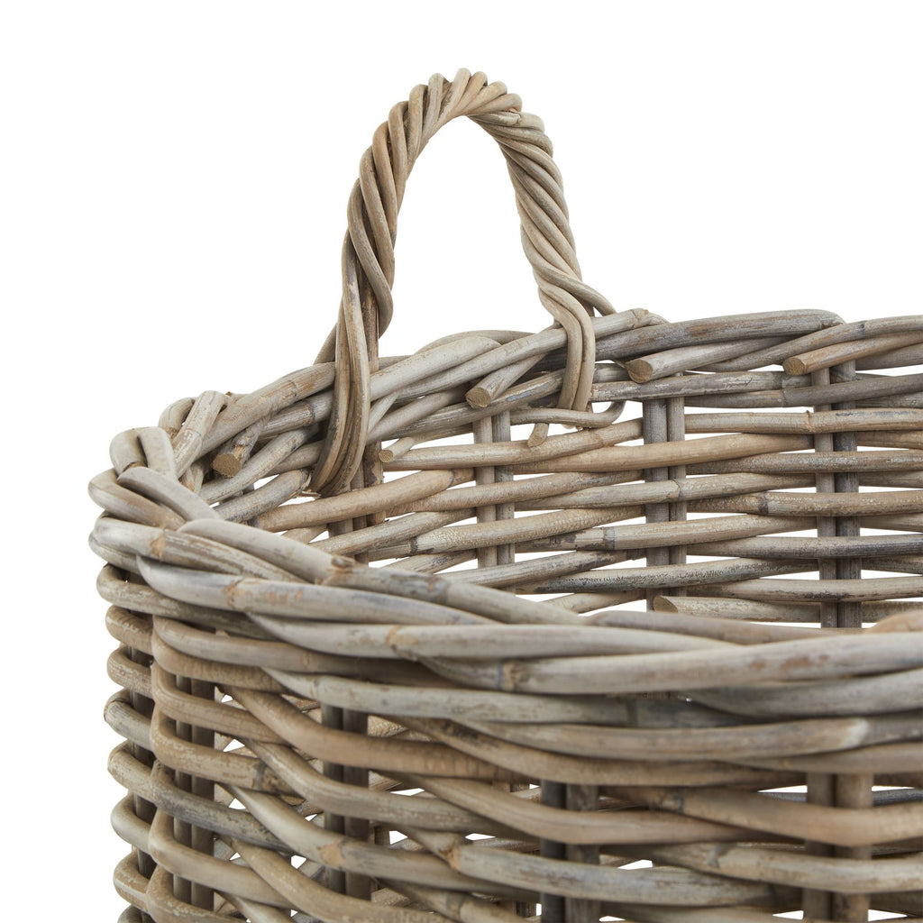 Arlo Set of 3 Round Rattan Storage Basket