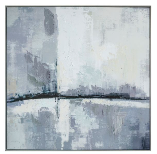 Urban Skyline Abstract Framed Artwork