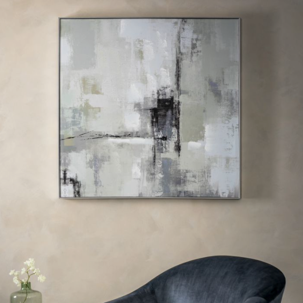 Urban City Abstract Framed Artwork